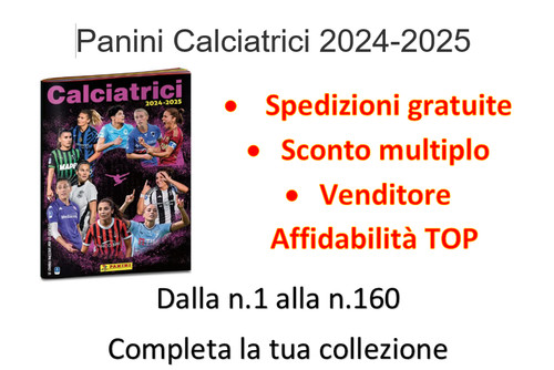 Panini calciatrici 2024 - calciatrici, 2024-25