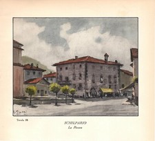 Stampa antica schilpario - stampa,