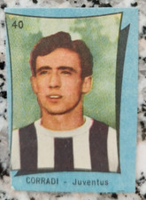 bh figurina cartonata corradi juventus n 40 edizione nannina 1955-1958 circa