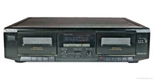 STEREO CASSETTE DECK SONY TC WE305 DOPPIA CASSETTA
