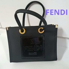 Mini borsa FENDI in gomma nera