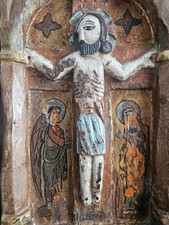 Antico altare pieghevole