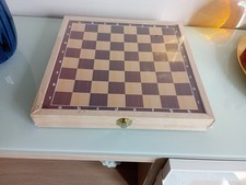 Scacchiera dama In legno di