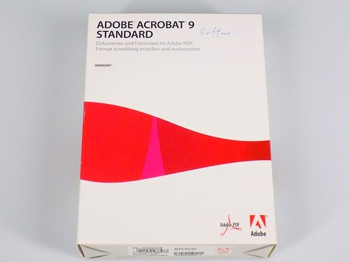 Adobe acrobat standard - acrobat, 9