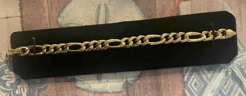 Bracciale uomo figaro cavo - bracciale,