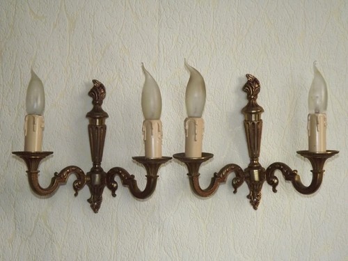 Coppia applique stile - , doppio