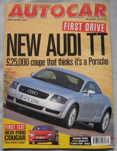 Autocar 1998 featuring - autocar, 26/8/1998