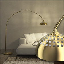 ® Lampada Ad Arco in Acciaio