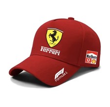 CAPPELLINO SCUDERIA FERRARI - ROSSO - Tg. Unica - Regolabile UNISEX 100% COTONE