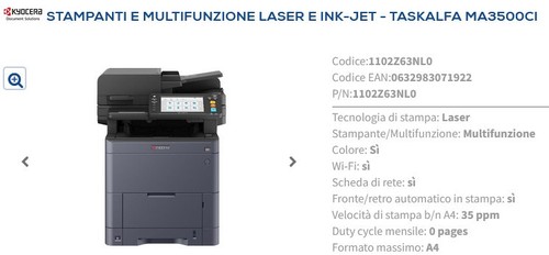 Kyocera ecosys ma3500cix - kyocera,