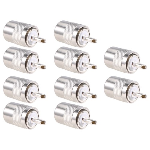 10pcs connettore uhf maschio - uhf,