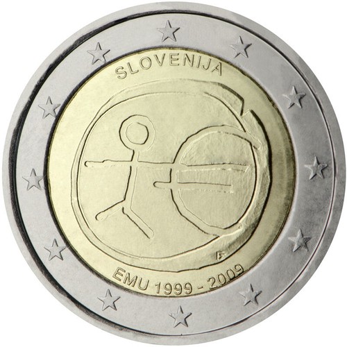 Slovenia 2009 2 euro - slovenia,