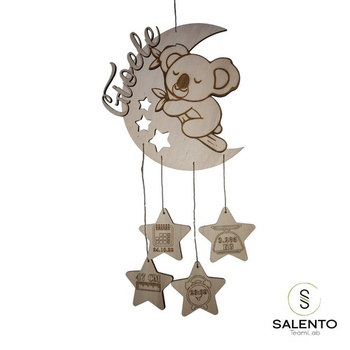 Fiocco nascita koala luna - nascita,