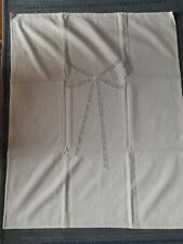 Telo cotone bianco con ricamo 88 x 70 cm. 