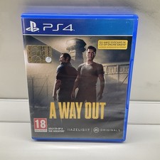 A WAY OUT - CO-OP - Console PlayStation 4 RARO COMPLETO PAL ITA COME NUOVO