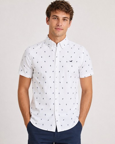 Camicia uomo hollister slim - m,