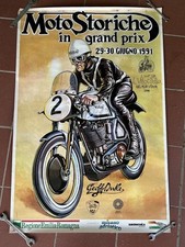 manifesto “Moto Storiche In Grand Prix 1991” pubblicitario  Motociclismo