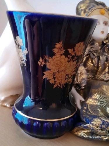 Vaso porcellana cobalto cm - vaso,