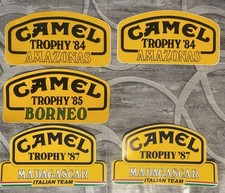 5 ADESIVI VINTAGE CAMEL TROPHY