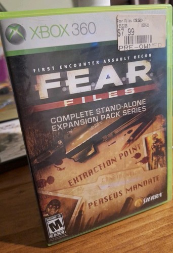 Fear files microsoft xbox - fear,