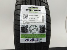 TOYOTA COROLLA Ruota e Pneumatico Acciaio 15" Pollici 4x100 Offset ET45 6J 195/60R15 Dunl