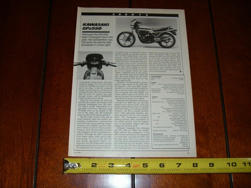 Kawasaki gpz550 1983 - gpz550,
