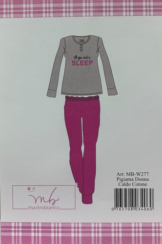 Pigiama donna lungo caldo - donna,