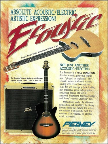Peavey ecoustic series - peavey,