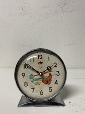 ANTICO OROLOGIO DA TAVOLO SVEGLIA GALLINA ANIMATA DIAMOND A CORDA