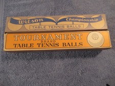 Palline da ping pong vintage Wilson 11 palline totale vecchio ping pong spedizione gratuita USA