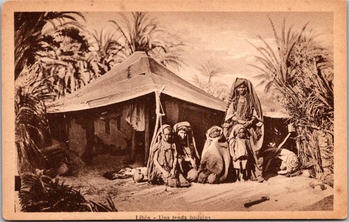 Libia una tenda beduina - una,