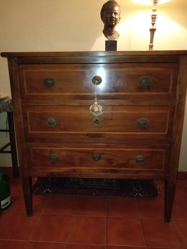 Cassettone noce filettato - noce,