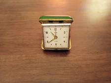 OROLOGIO Sveglia da Viaggio - Vintage Anni 1930-40 - Perfettamente Funzionante 