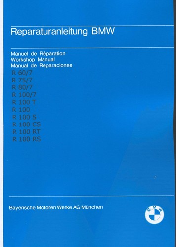 Manuale riparazione bmw 100 - riparazione, r