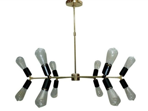 Lampadario sputnik nero - lampadario,