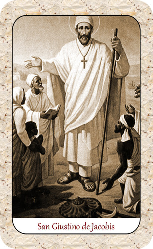 Santino holy card san giustino - santino,