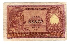 Italy ITALY ITALIA Billet 100