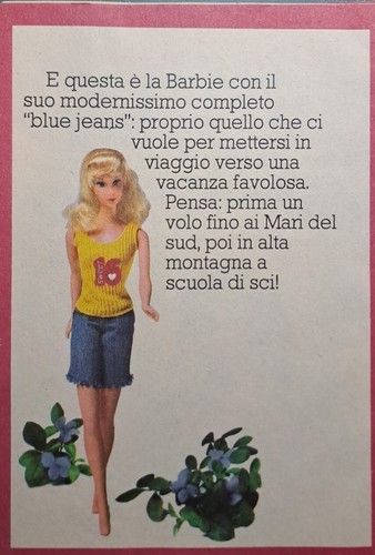 Barbie blue jeans rara - barbie,