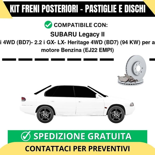 Kit freni posteriori subaru - kit,