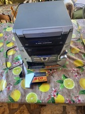 Thomson 5 Disc Changer Stereo Radio A3380 Lettore CD Musicassetta LEGGI BENE