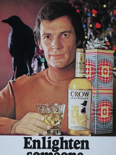 Vecchio corvo natale - vecchio, vintage