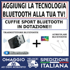 Trasmettitore Bluetooth  TV + CUFFIE BLUETOOTH ASCOLTA TV CON CUFFIE  ??