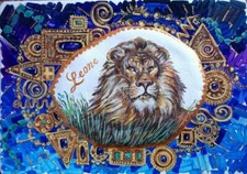 Miniature Zodiac Signs. Hand