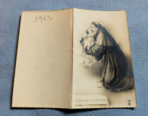 Santino antico 1952 - antico,