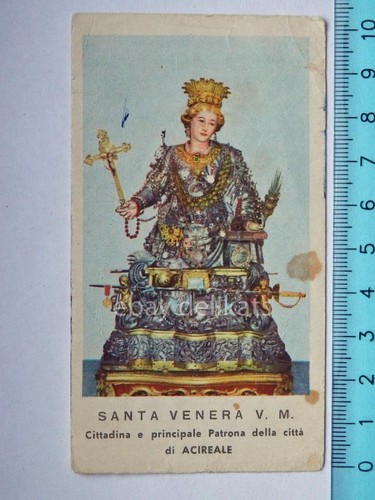 Vecchio santino santa - santino, venera