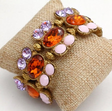 LES GENS DU SUD BRACCIALE ELASTICIZZATO CON CRISTALLI DI VETRO