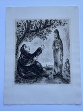 MARC CHAGALL ACQUAFORTE 1956