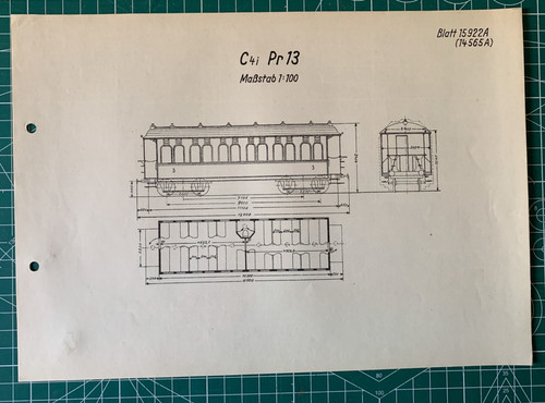 Disegno tecnico carrozza - disegno,