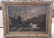 Dipinto Olio Su Tela Del XVII