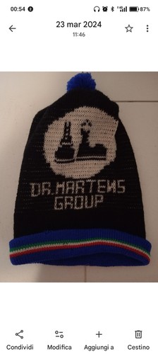 Cappello lana anni ultras - lana,